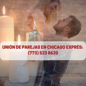 Union de parejas en Chicago Il en menos de 24 horas
