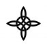 Wicca symbol Power of four elements The Witch’s Knot Vector illustration Wicca symbol Power of four elements The Witch's Knot Vector illustration
